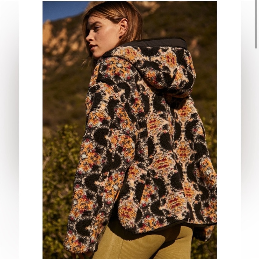 Free People Elevation Reversible Fleece Jacket